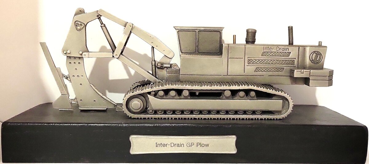 Pewter Inter-Drain GP Plow w/ Base LN