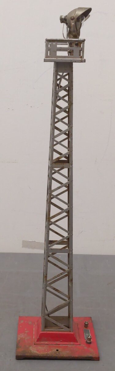 Lionel 92 Vintage Standard Gauge Tall Dual Light Floodlight Tower VG