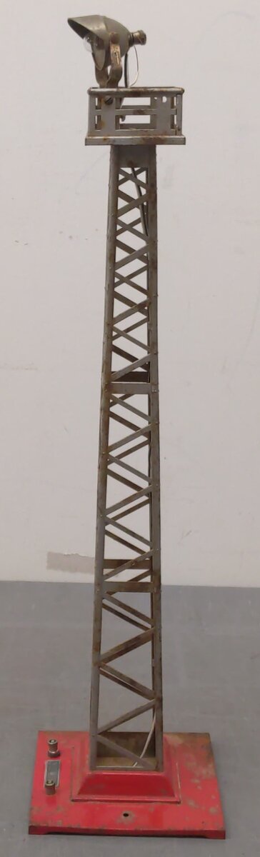 Lionel 92 Vintage Standard Gauge Tall Dual Light Floodlight Tower VG