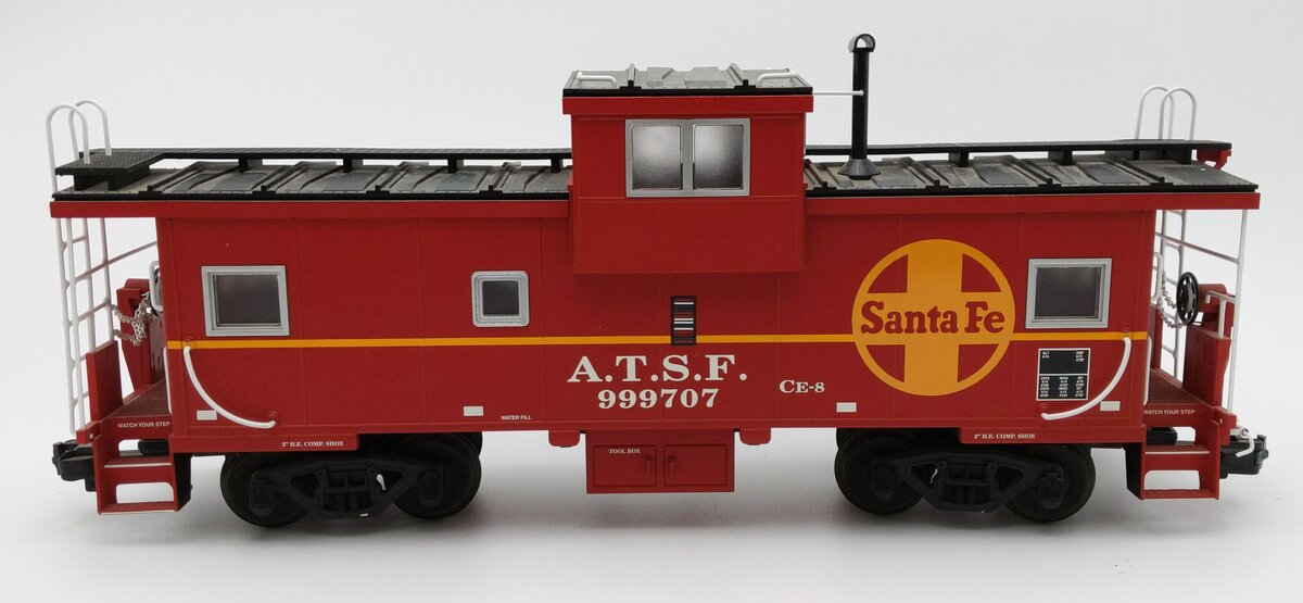USA Trains 12101 G Santa Fe Lighted Extended Vision Caboose EX/Box