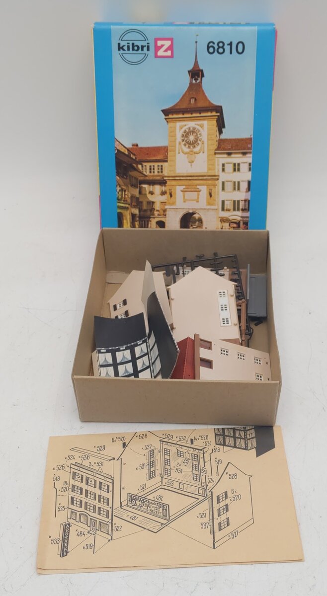 Kibri B-6810 Z Scale "Stadttor Murten" City Gate Building Kit EX/Box
