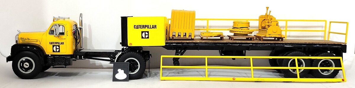 First Gear Custom Caterpillar Mack Tractor & Trailer w/ Load EX