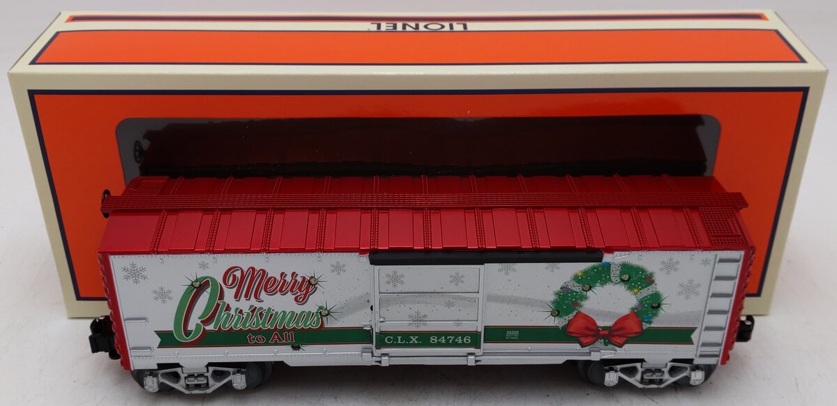 Lionel 2028300 O Christmas Light Express Boxcar EX/Box