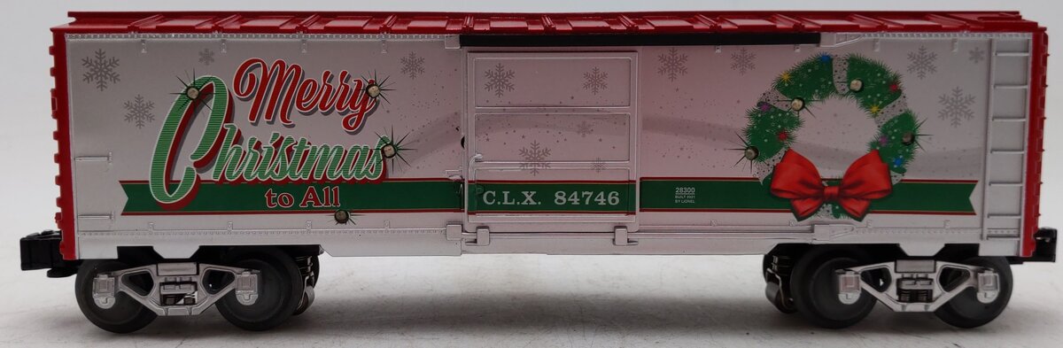 Lionel 2028300 O Christmas Light Express Boxcar EX/Box