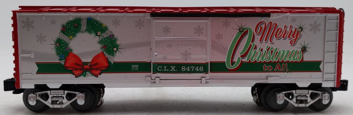 Lionel 2028300 O Christmas Light Express Boxcar EX/Box