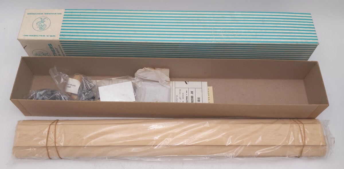 Walthers 933-9101 O Gauge Vintage Pullman w/ Interior 80' Observation Car Kit LN/Box