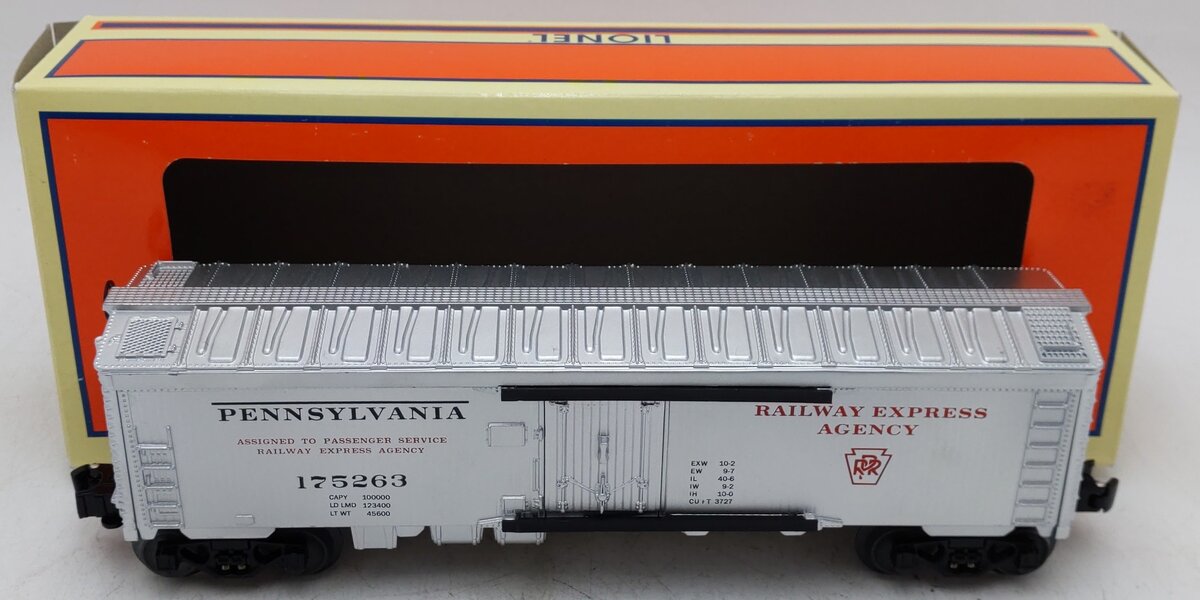 Lionel O Scale Limited Edition METCA Pennsylvania Railroad Boxcar #175263 EX/Box