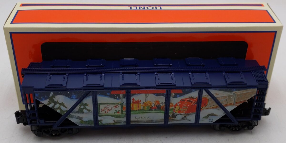 Lionel 2028450 O Gauge Angela Trotta Thomas Christmas Hopper Car EX/Box