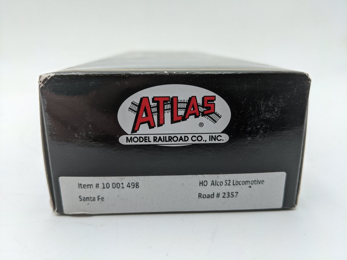 Atlas 10001498 HO Scale Atchison Topeka Santa Fe Alco S-2 DCC #2357 EX/Box