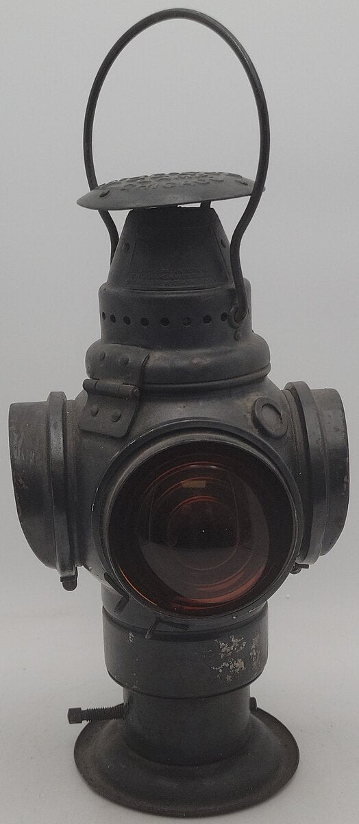 Adlake Non Sweating Chicago Kerosene Railroad Lamp VG