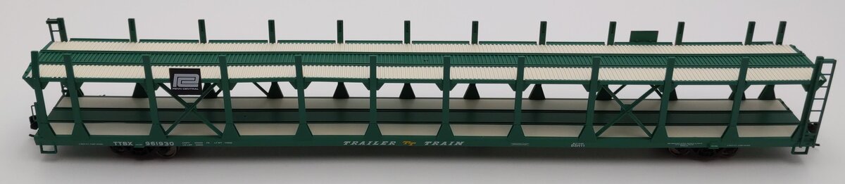 Walthers 910-8019 HO Penn Central Bi-Level Open Rack Auto Car #961930 LN/Box