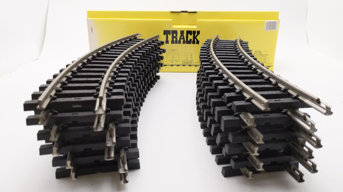 Aristo-Craft 20110 G USA Stainless Steel 5' Curved Track (12) LN/Box