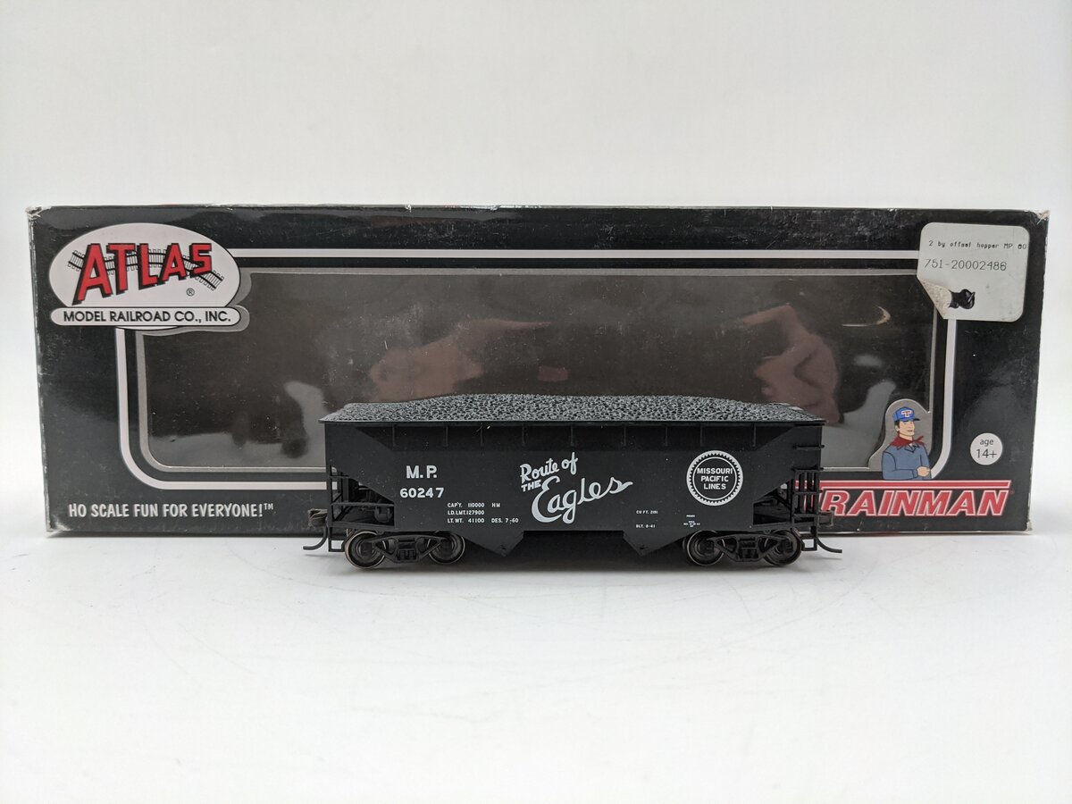 Atlas 20002486 HO Scale Missouri Pacific (MP) HOPPER #60247 EX/Box