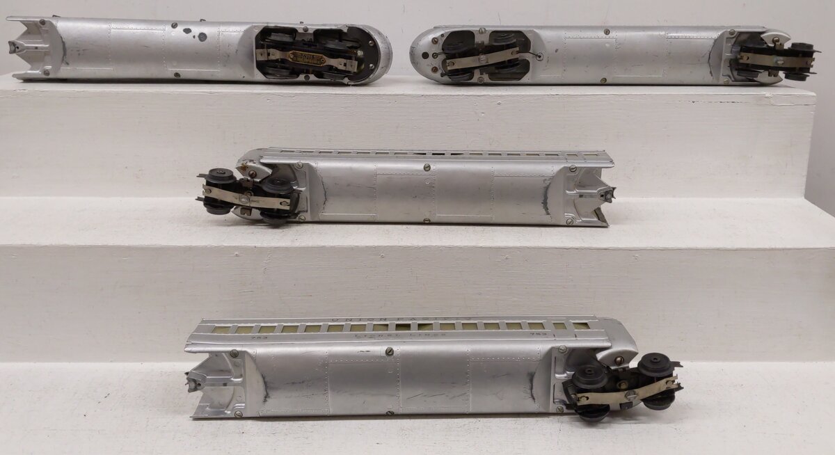 Lionel 752E Vintage O Prewar Union Pacific M10000 Streamliner Set VG