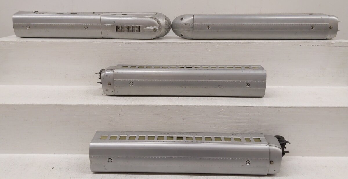 Lionel 752E Vintage O Prewar Union Pacific M10000 Streamliner Set VG
