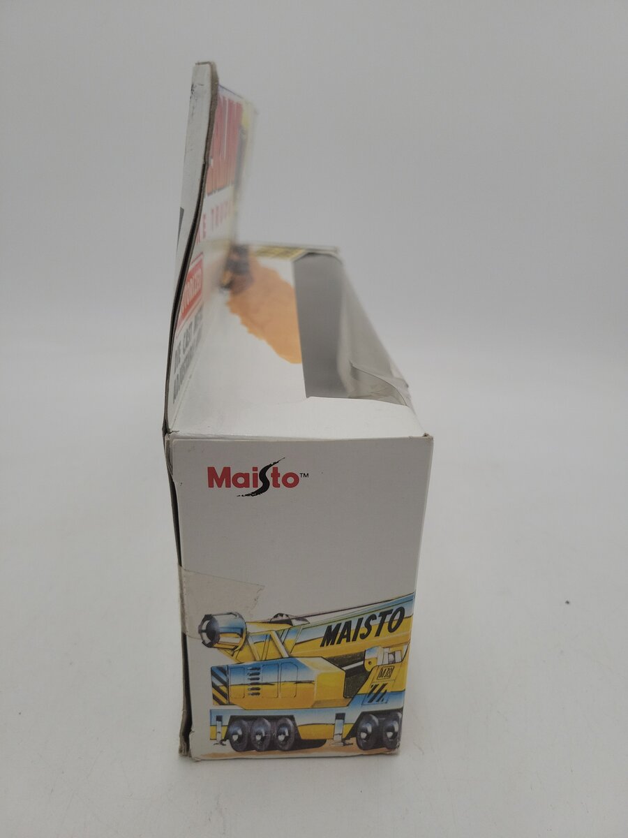 Maisto 21049 1:50 Scale Motorized Yellow Powerline Crane Truck Diecast Metal EX/Box