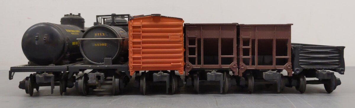 KMT & Lionel O Gauge Freight Cars: 18019, 34005, 85302, 610, 71908 [6] VG