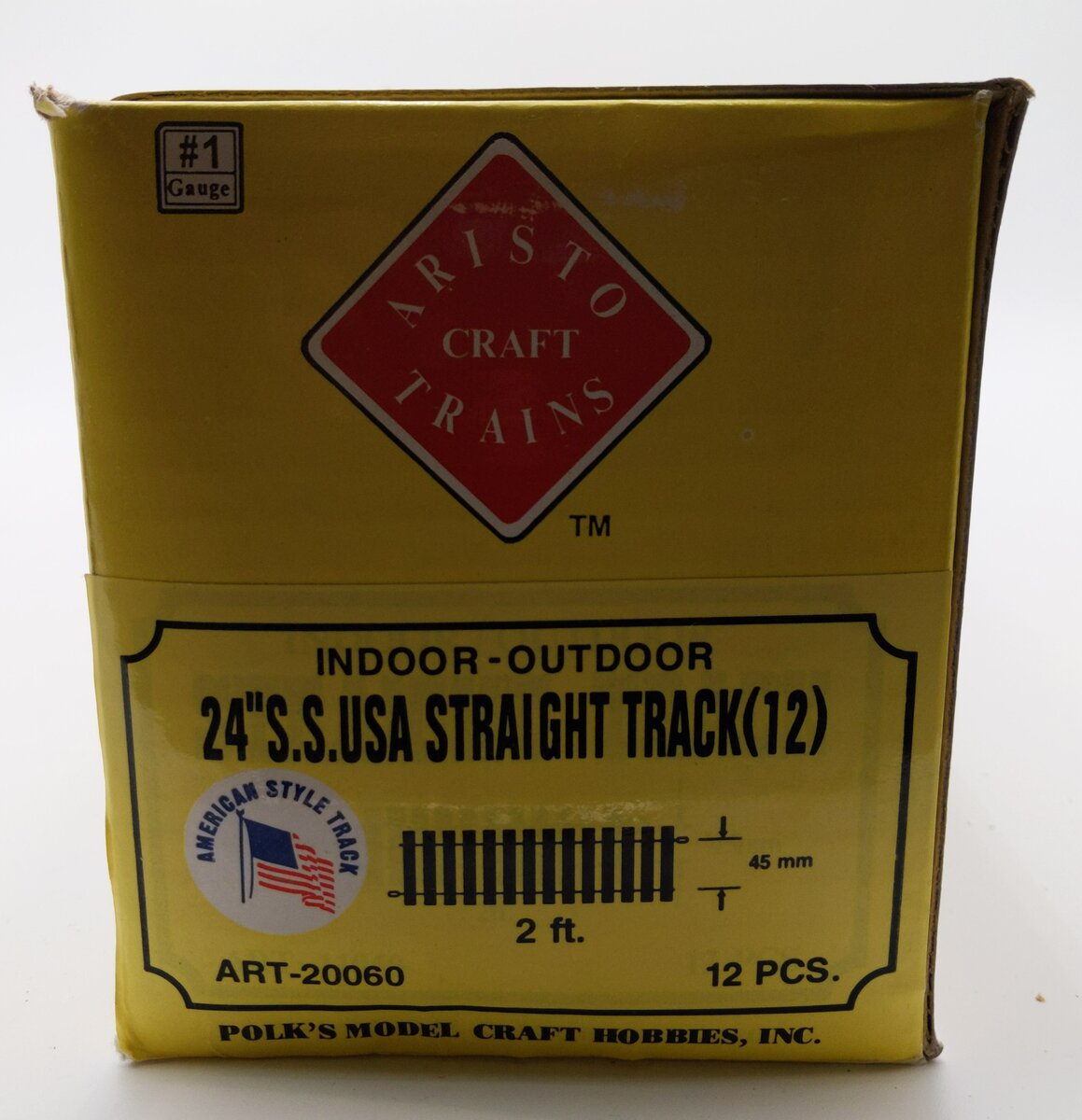 Aristo-Craft 20060 USA Stainless 2' Straight Track (12) LN/Box