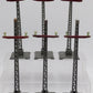 Lionel Prewar Standard Gauge Metal Telegraph Poles #60 [6] VG