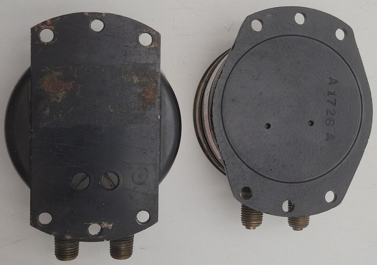 General Motors Locomotive Air Brake Duplex Pressure Gauges [2]