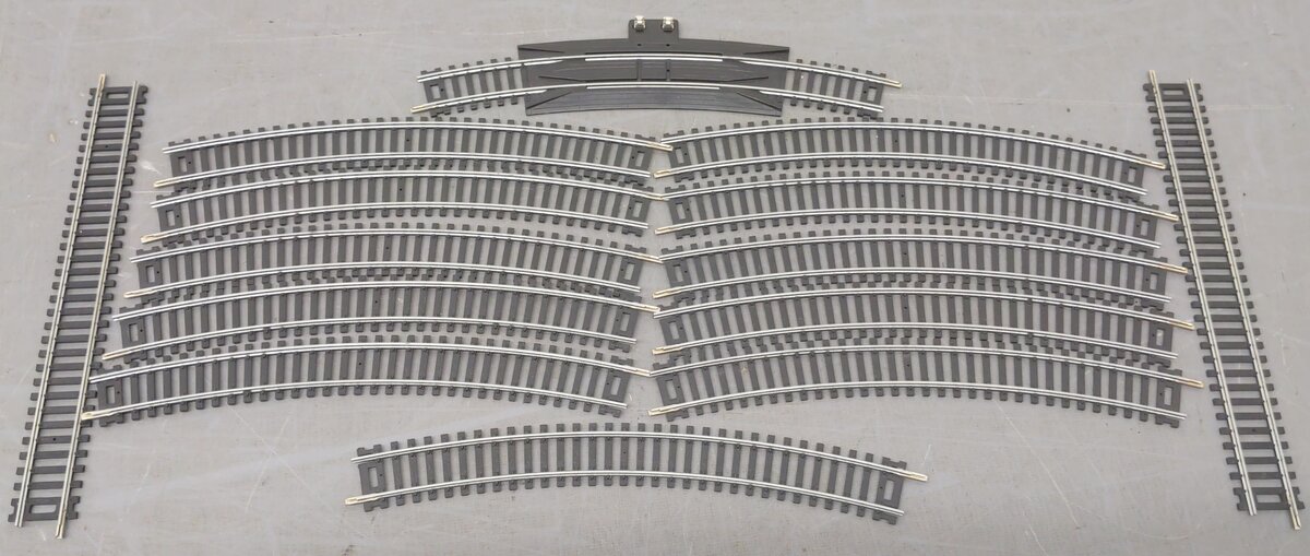Bachmann HO Scale Assorted Curved & Straight Track Sections [14] EX/Box