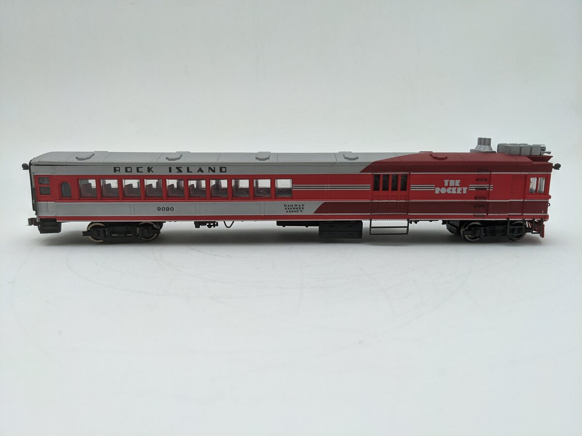 Bachmann 81408 HO Rock Island Gas-Electric Doodlebug Locomotive #9090 EX/Box