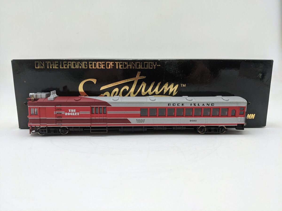 Bachmann 81408 HO Rock Island Gas-Electric Doodlebug Locomotive #9090 EX/Box