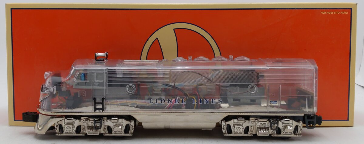 Lionel 6-38151 O Lionel Lines F3A Powered Clear Cab Diesel Locomotive #2000 EX/Box