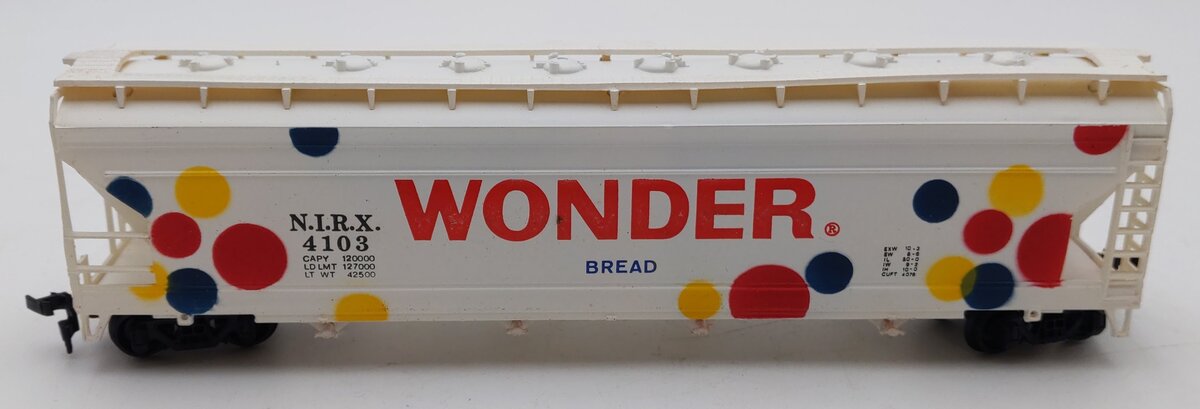 AHM 5395-10 HO Wonder Bread Center Flow Hopper Car #4103 EX/Box