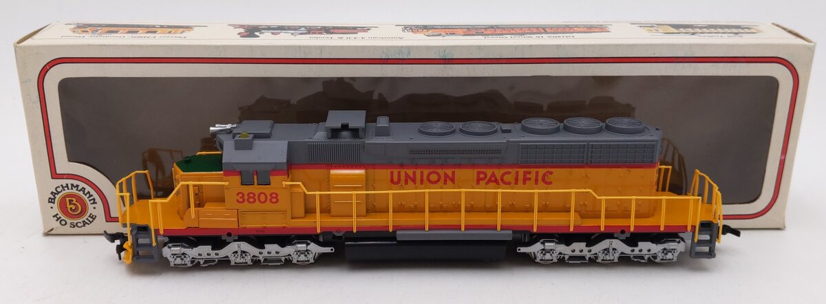 Bachmann 41-670-01 HO Scale Union Pacific SD40-2 Diesel Locomotive #3808 EX/Box