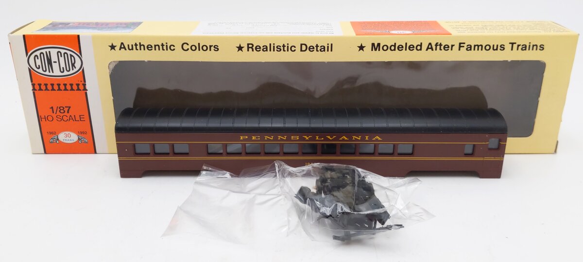 Con-Cor 0001-000905 HO Scale Pennsylvania Railroad 72' Coach Passenger Car #1827 LN/Box