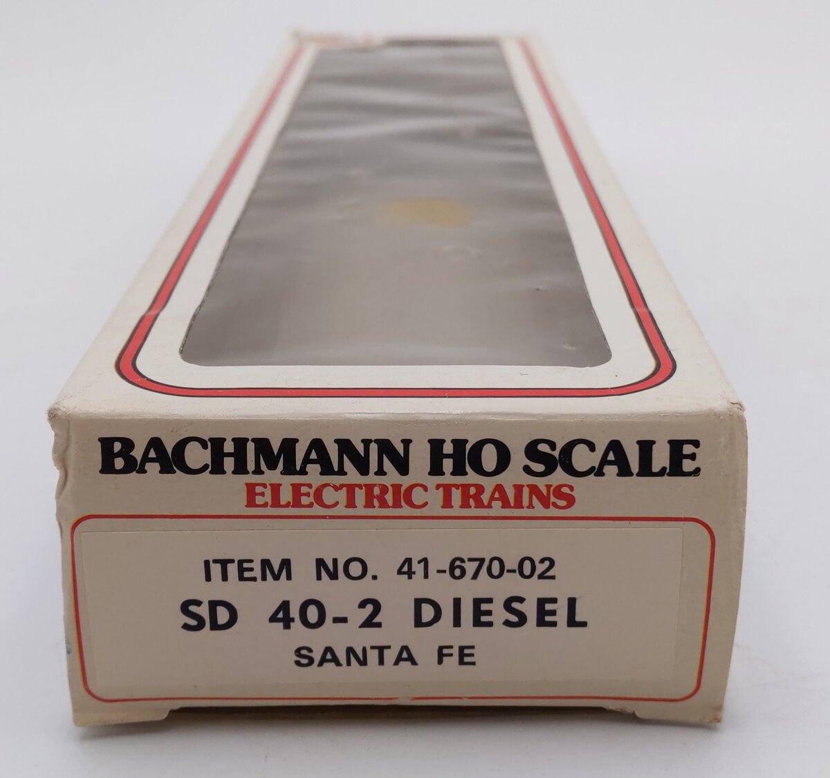 Bachmann 41-670-02 HO Scale Santa Fe SD40-2 Diesel Locomotive #5043 EX/Box