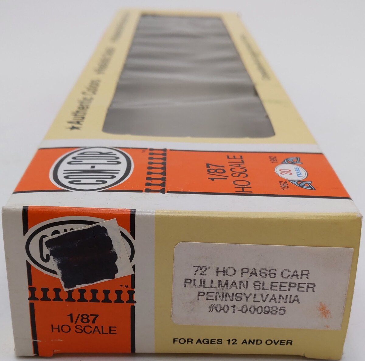 Con-Cor 001-000985 HO Scale Pennsylvania 72' Magic Brook Sleeper Passenger Car EX/Box
