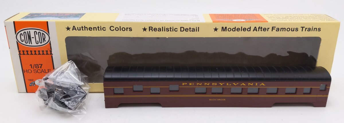 Con-Cor 001-000985 HO Scale Pennsylvania 72' Magic Brook Sleeper Passenger Car EX/Box