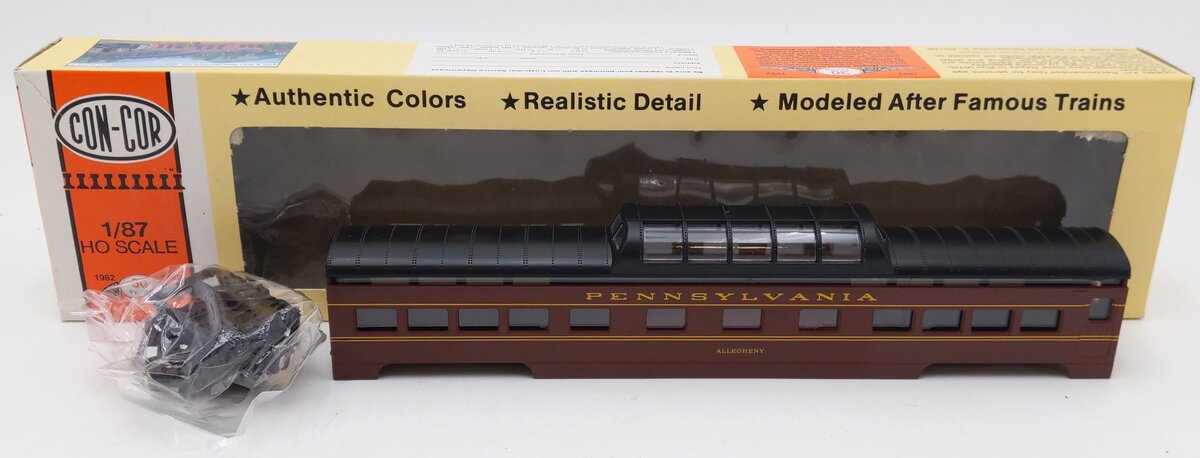 Con-Cor 001-000945 Pennsylvania 72' Allegheny Dome Passenger Car EX/Box