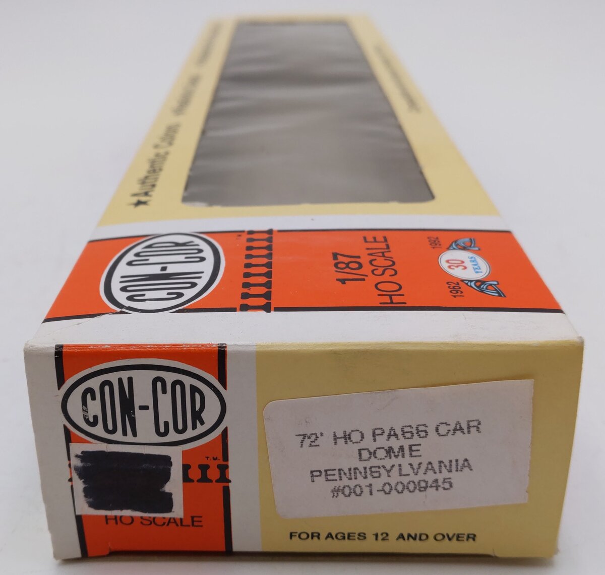 Con-Cor 001-000945 Pennsylvania 72' Allegheny Dome Passenger Car EX/Box