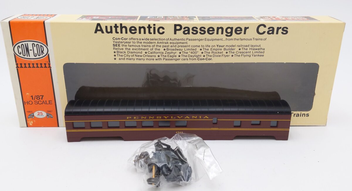 Con-Cor 0001-1005 HO Pennsylvania 72' Dining Car #4549 LN/Box