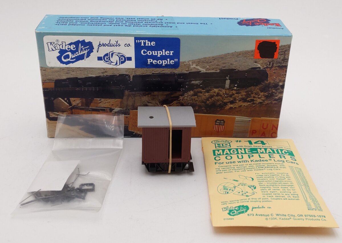 Kadee 104 HO Scale Industrial and Logging Caboose Kit EX/Box