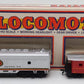 Life Like HO Scale Santa Fe Deluxe Diesel Locomotive & Caboose (Set of 2) EX/Box