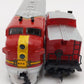 Life Like HO Scale Santa Fe Deluxe Diesel Locomotive & Caboose (Set of 2) EX/Box
