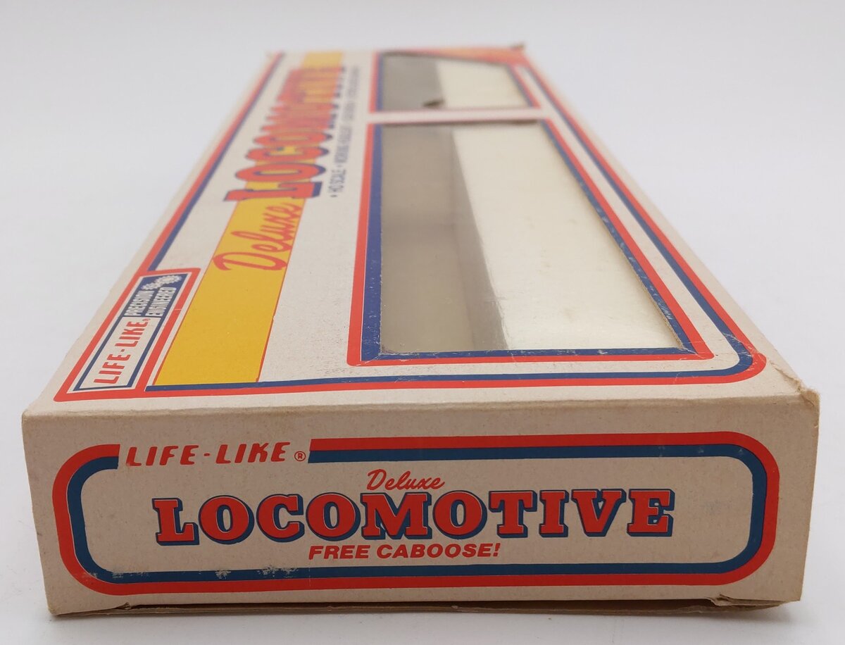 Life Like HO Scale The Rock Deluxe Diesel & Caboose #3105, #17043 (Set of 2) EX/Box
