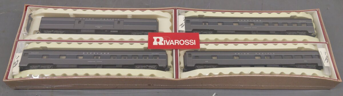 Rivarossi 2677 HO Scale Union Pacific Passenger Cars (Set of 4) NIB