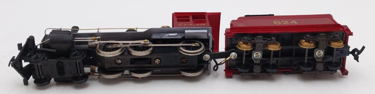 Mantua 308-80 HO Canadian Pacific Dixie Belle Steam Locomotive & Tender #624 EX/Box