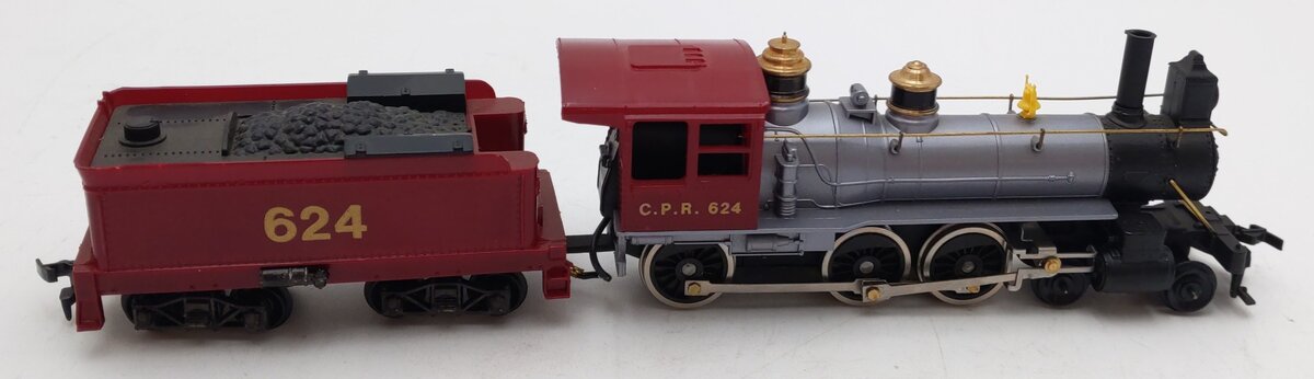Mantua 308-80 HO Canadian Pacific Dixie Belle Steam Locomotive & Tender #624 EX/Box