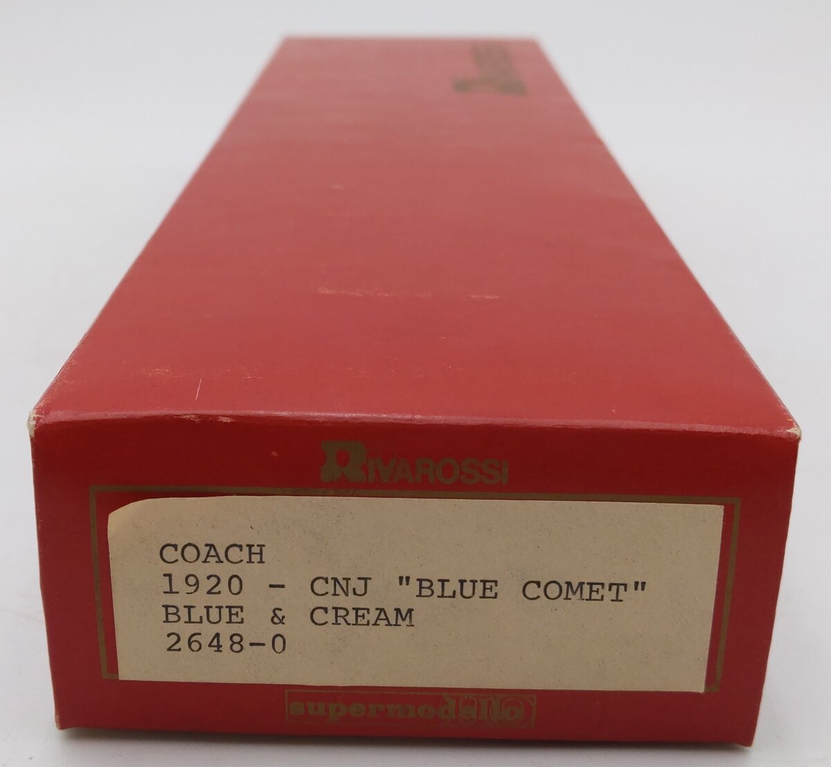 Rivarossi 2648-0 HO CNJ The Blue Comet 1920 Westphal Coach Passenger Car EX/Box