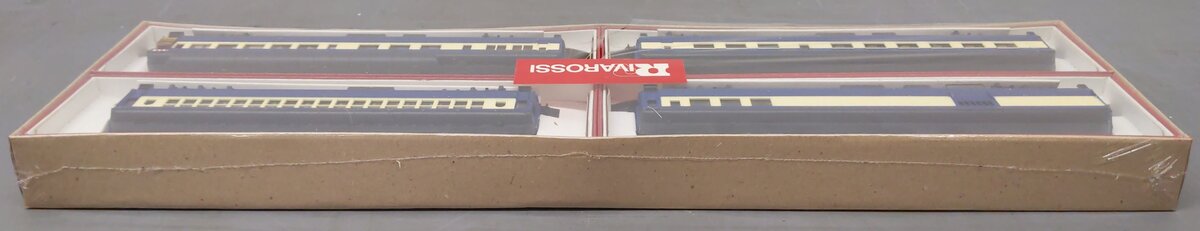 Rivarossi 2684 HO Scale The Blue Comet Passenger Cars (Set of 4) NIB