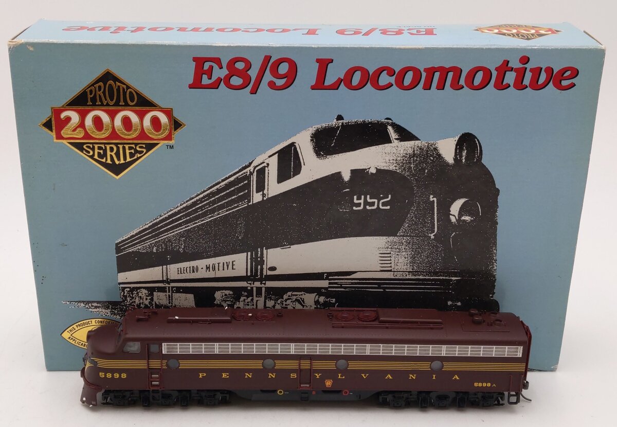 Proto 2000 8057 HO Scale Pennsylvannia E8/9 Diesel Locomotive #5898 EX/Box