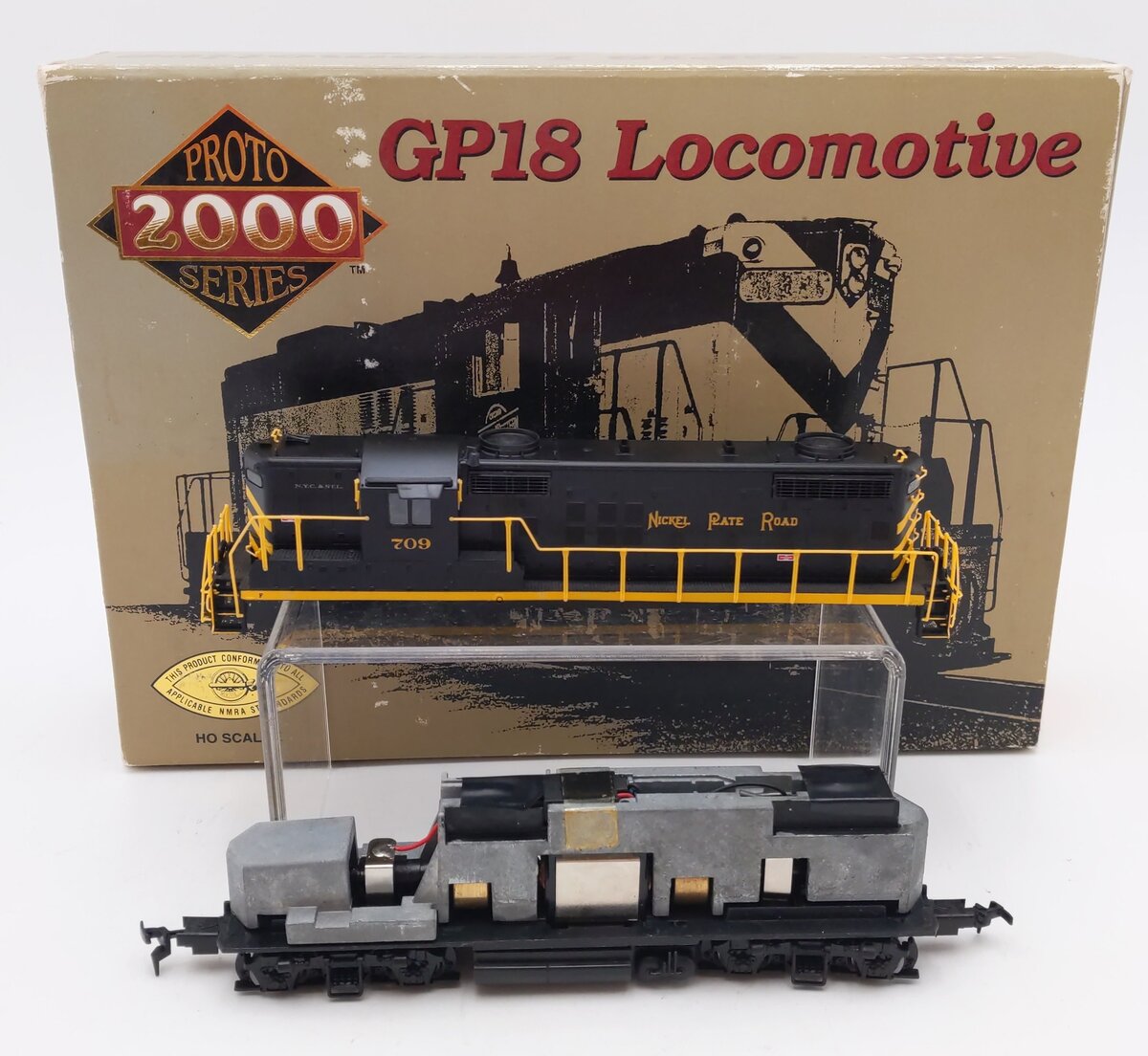 Proto 2000 8843 HO Nickel Plate GP18 High Nose Diesel Locomotive #709 LN/Box