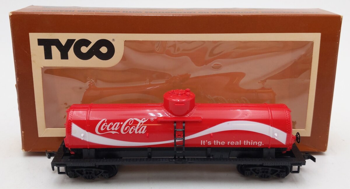 Tyco 315L HO Scale Coca-Cola Single Dome Tank Car EX/Box