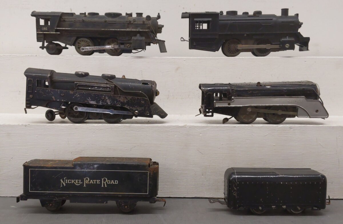 Marx & Hafner Vintage O Steam Locomotives & Tenders [6]